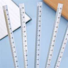 투명 삼각자 입체디자인 20cm 제도용자, 1개