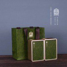 CHOICENESS TEA 茶葉包裝盒 茶罐 密封罐 馬口鐵盒, 綠色雙罐配袋, 綠色