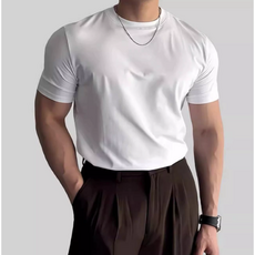 위드룸 머슬핏 남자 어깨 넓어보이는 빅사이즈 반팔티