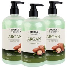 푸드어홀릭 버블 테라피 아르간 샴푸 500ml 3개