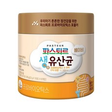 롯데웰푸드 파스퇴르 베이비 생유산균 신생아부터 섭취가능 120g, 5개