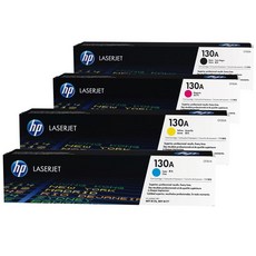 HP 130A 一組四色 原廠碳粉匣 (CF350A CF351A CF352A CF353A) 贈100元7-11禮券, 1個