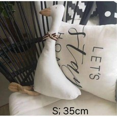 소품 사진 스튜디오 어린이 귀여운 큰 거위 장식품, 키가 35cm의 작은 천 거위