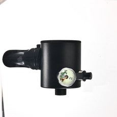 SDIVEOXY 迷你氧瓶閥頭 適用於 0.5L 氣瓶 潛水教學水下呼吸器配件, 1個, S