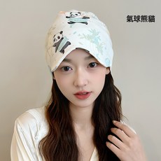 春夏新款北歐風睡眠帽產後月子帽純棉孕婦月子帽頭巾產婦防風護頭