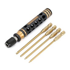 [타임딜] inJORA 육각 스크루 드라이버 1.5 2.0 2.5 3.0mm 퀵 체인지 알렌 키 나사 렌치 도구 RC 자동차 크롤러 SCX10 보트 모델용, [01] 4PCS Screwdriver, 01 4PCS Screwdriver, 4PCS Screwdriver