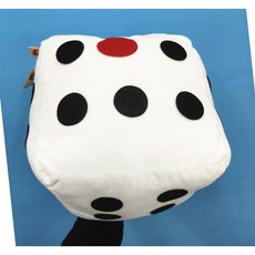 冠軍六面六點布骰子 大尺寸親子互動遊戲骰子 兒童數學啟蒙教具, 1個, 冠軍六面六點骰