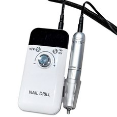 青可Ching co V6磨甲機 贈送卸甲磨頭 美甲打磨機 4.5萬轉速 修甲拋光機, 1個, 白色