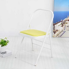 접이식 요가 전문 매트 연습 홈트 스툴 갈색 스펀지, 1개, 옐로우 - 일반형