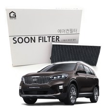 기어가 숯 알갱이 활성탄 쏘렌토 더 마스터 에어컨필터, 1개, K14L