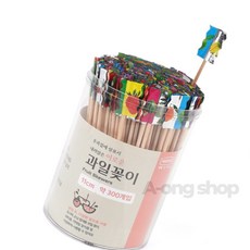 아옹샵 원형 과일꽂이 산적 어묵 이쑤시게 생일, 1개