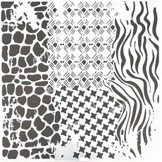 蝶古巴特 DIY 簍空模板 塗鴉繪畫版, 1個, DOT-0172