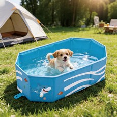 寵物折疊洗澡池 狗狗浴桶, Pet Bathtub L * W * H 78*45*25cm, 1個