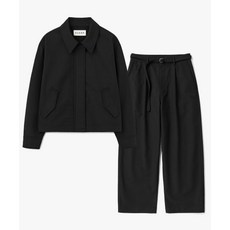 SUARE (리뉴얼) 샌느 셋업 블랙 SBE3JP01MBKSET 484127