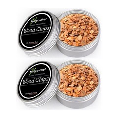 스모킹건 훈연기 훈제기 바텐더 바베큐 가정용 칵테일, 나무 조각 (2박스)