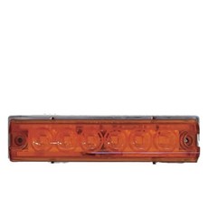 Daeseongbupum LED 24V/側面燈/尾燈/上方/側燈/側面燈/翼子板燈/紅色/白色/黃色/燈泡, 24V 6孔黃色接線型(正極), 1個