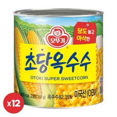 오뚜기 수퍼 스위트콘 통조림, 340g, 12개