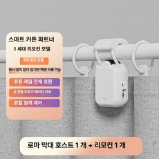 로안N 스위치봇전동커튼 커텐블라인드, 1개, 로만 로드 단일 1세대 리모컨 버전