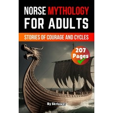 (英文圖書)Norse Mythology Book For Adults: Stories of Courage and Cycles 平裝版, de Fryske Wrald, 英文