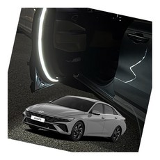 면발광 도어라이트 실내등 아반떼CN7 트렁크등 워닝 중앙등, 1Way(LED바+DIY키트) 웜화이트1M