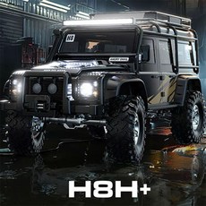 賽鋒模型 向西 H8H 1/8 攀岩車 金屬門橋 無刷馬達 路虎衛士, 1個