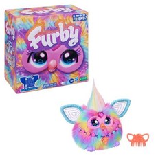 Furby 菲比小精靈 電子互動絨毛玩偶 (彩色), 1個