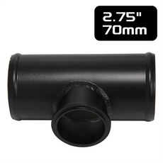 범용 50mm V-밴드 BOV 플랜지 2.75" 튜브 파이프 블로우 오프 터보, 01 silver