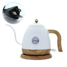 積高GL-E6B手衝咖啡壺復古長嘴電茶壺泡茶壺110V美規跨境電熱水壺, 0.8L(110V電壓)美規:1個
