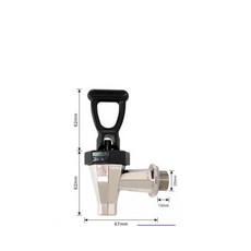 프리미엄 온수통 꼭지 출수구 육수통 대형 디스펜서 보온통 3포인트 4포인트, 2. 물통과 큰 백색 모형을 분리하십시오