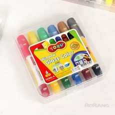 로랑마켓 글라스칼라 6색 글라스보드마카 화이트보드펜 그림도구