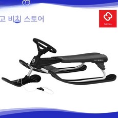 하맥스 눈썰매 스노우 블레이드 아동용 블랙/레드, 블랙 x 블랙, 없음