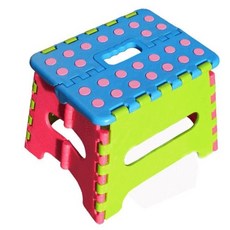 앤탑 휴대용 폴딩 다용도 접이식 간이 의자 스툴 욕실 캠핑 발받침대 b형 29x22x22cm