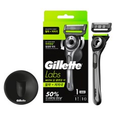 질레트랩스 딥클렌징바 면도기 세트, 면도기 + 면도날 1p + 행어, 1세트