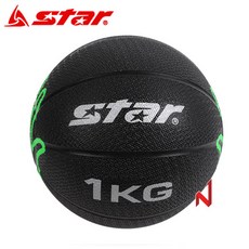 스타 메디신볼 1kg ER151 헬스 다이어트 근력, 단품, 1개