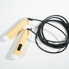 智能跳繩APP藍牙計數成人款學生兒童運動健身智慧校園對接學生卡, 1個, 計數款-檸檬黃/長繩