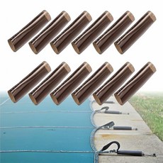 수영장 커버 스프링 슬리브 - 수영장 시트 스프링 튜브 프로텍터 길이 13cm(5.1인치) x 너비 4.1cm(1.6인치) (24)