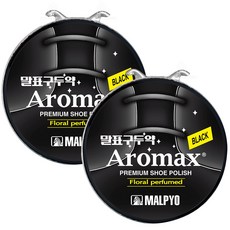 말표 구두약 캔 40g (블랙/브라운/뉴트럴) 1+1, 블랙 1+1, 1세트