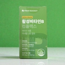 푸드버킷 활력 비타민B 미네랄 90정 1박스 601826, 푸드버킷 활력 비타민B 미네랄 90정 1박스 60182
