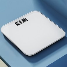 [당일출발] 가정용 LCD 디지털 체중계 USB충전식 원룸 자취방 체중계, 1개, 상세페이지 참조, 화이트