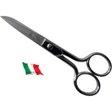 Ultima 5인치 드레스 메이커 가위 – 드롭 단조 카본 스틸 메이커의 전단 일자 손잡이가 있는 크롬 도금 이탈리아산, 1개