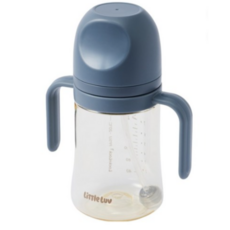 락앤락 리틀럽 퍼스트 PPSU 양손 빨대컵, 350ml, 2개, 블루