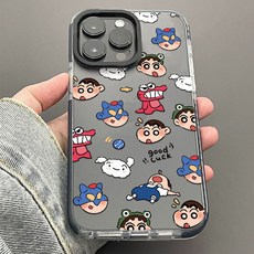 아이폰케이스 짱구 액션가면 악어 Good luck