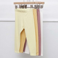 화사한 봄의 색상을 담은 유아 어린이 스판 레깅스 ksw+354Cc