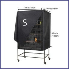 鳥籠罩鳥防水牛津布罩可調節鳥籠用品兩個手柄頂部 hantw hantwlaiwc, 1個, 48x48x102cm