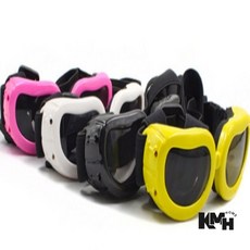 고글 애견 선글라스 안경 도글스 소형 중형 강아지, 1개, 4 소중형고글 흰색