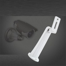CCTV용 거치대 White 1관절 15cm Plastic Arm형