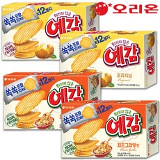 오리온 예감 치즈그라탕 204g+오리지널 192g 2개씩 (총 4개), 4개