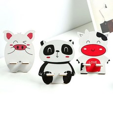 동물 스마트폰 받침대 고정 탭 케릭터 핸드폰거치대