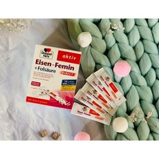 Doppelherz 多寶雙心牌 鐵葉酸維生素C B6 B12口服微粒20包入, 1個