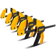 DeWALT 15CM開口木工夾 45kg夾力F夾 快速木板夾DIY觸發鉗, 1個, 4個